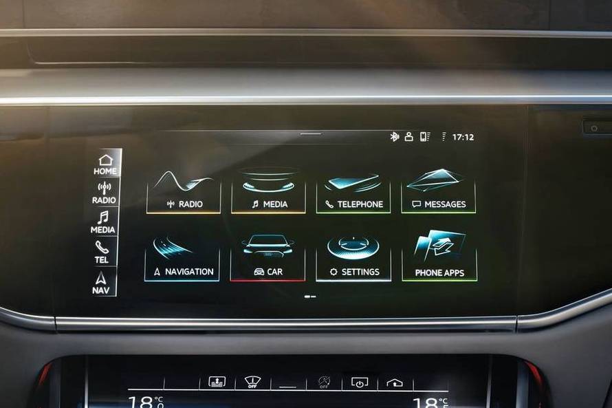 ఆడి ఏ8 infotainment stytem image