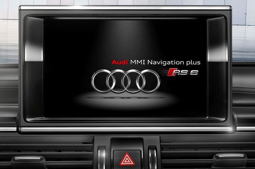 Audi RS6 Avant Infotainment System Main Menu Image