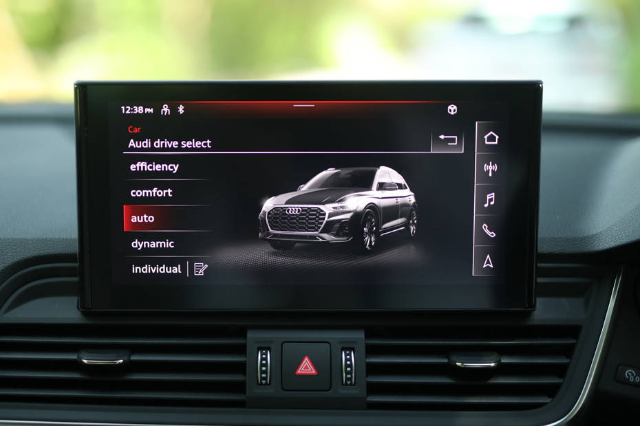 Audi Q5 Infotainment System Main Menu