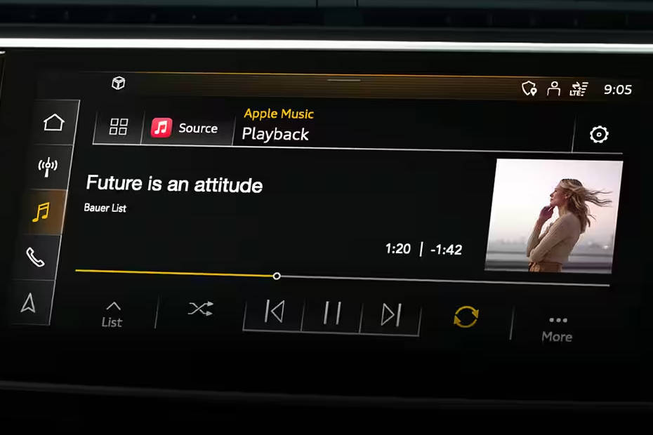 Audi Q8 Infotainment System Main Menu