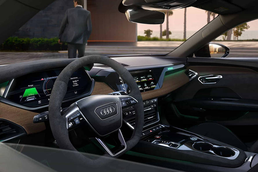 Audi e-tron GT Right Corner Front View