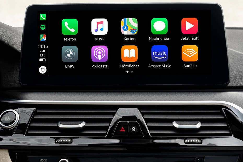 BMW 6 Series Infotainment System Main Menu