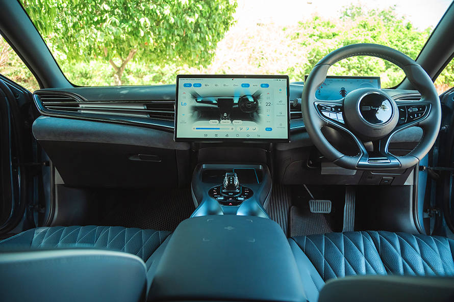 बीवाईडी सील dashboard