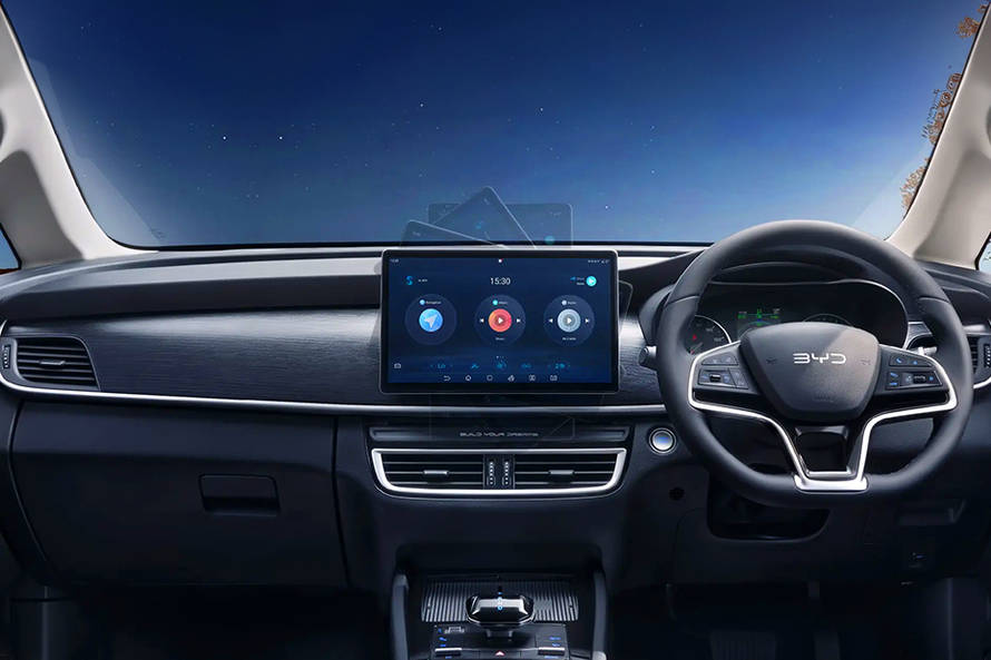 बीवाईडी ईमैक्स 7 dashboard