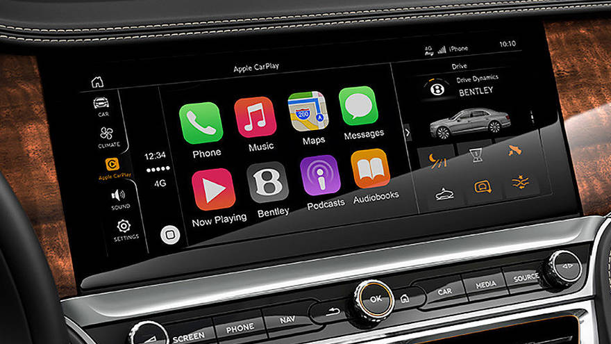 Bentley Flying Spur Infotainment System Main Menu