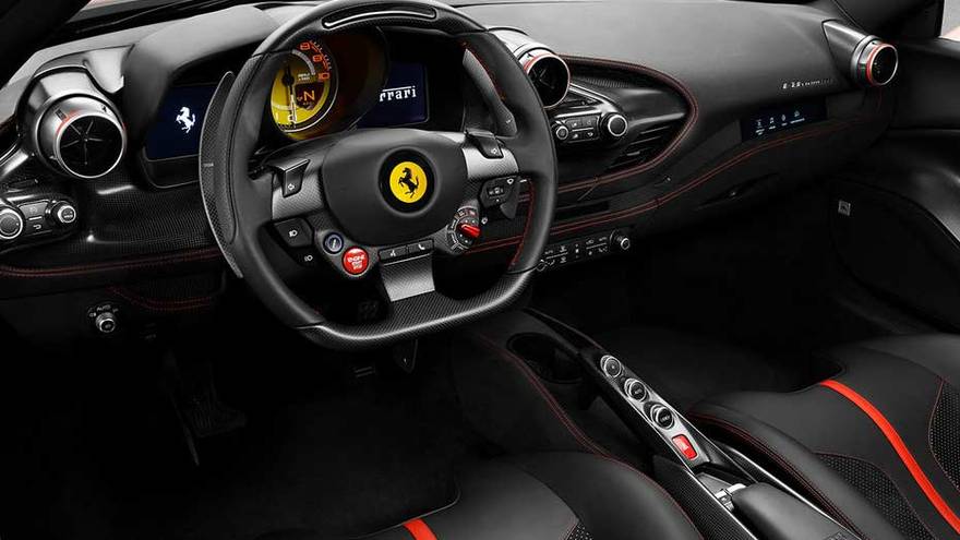 Ferrari F8 Tributo DashBoard