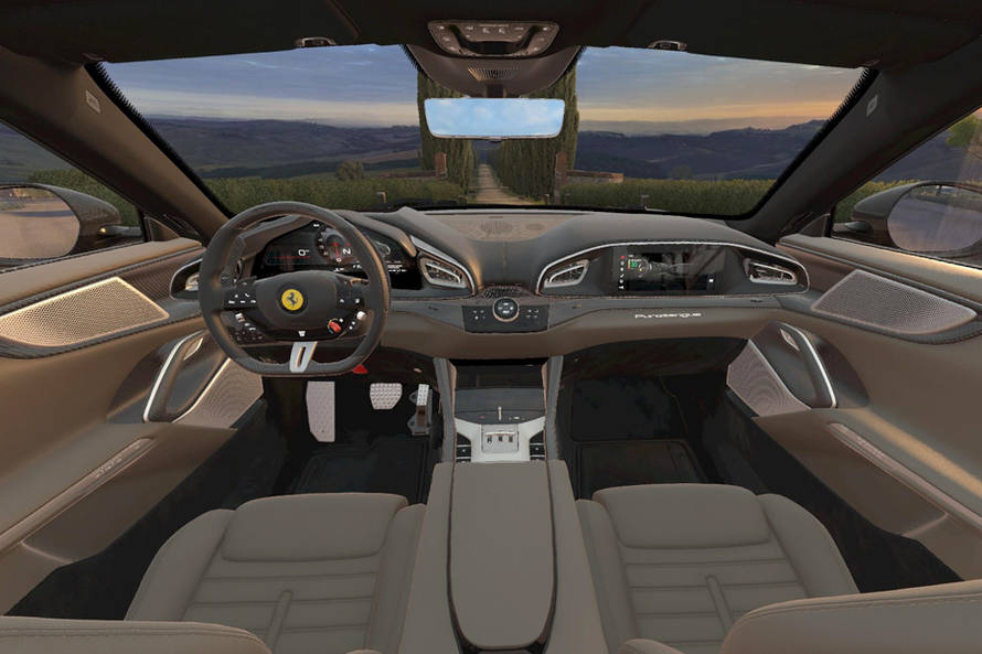 फेरारी पुरोसेंग dashboard
