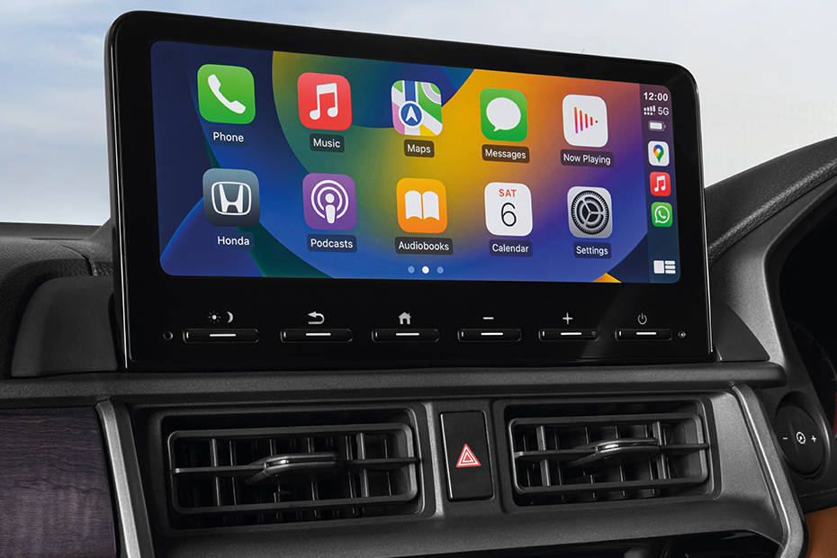 Honda Elevate Infotainment System Main Menu