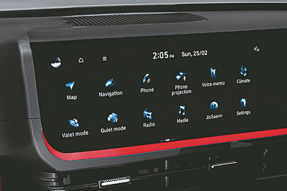 Hyundai Creta N Line Infotainment System Main Menu