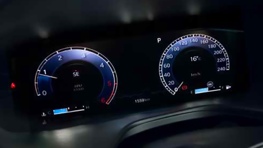 ಜೀಪ್ ಕಾಂಪಸ್‌ instrument cluster