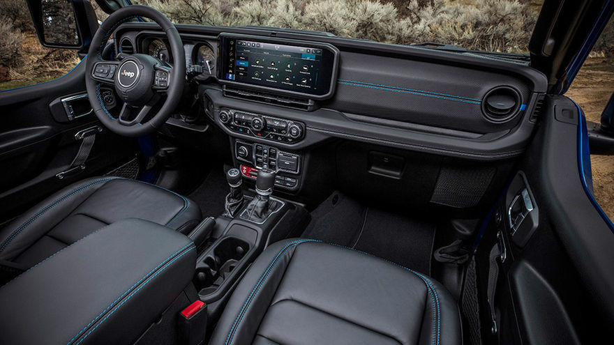 ஜீப் வாங்குலர் 2024 dashboard