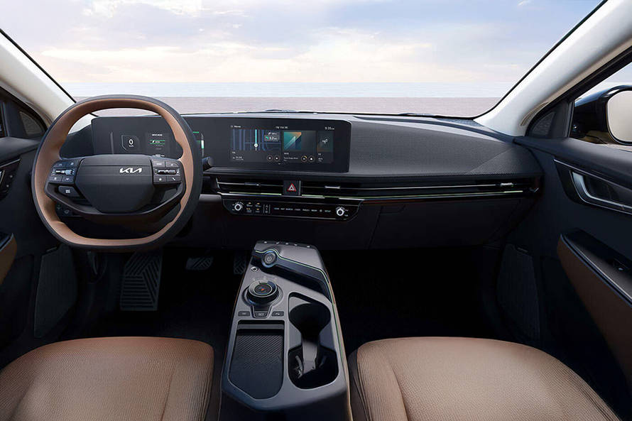 किया ईवी6 dashboard