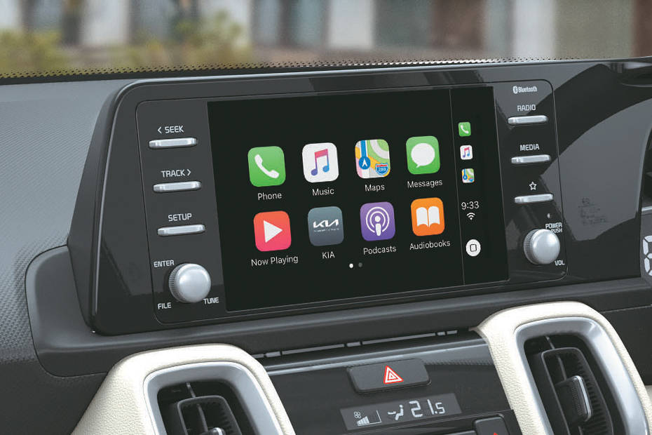 Kia Sonet Infotainment System Main Menu