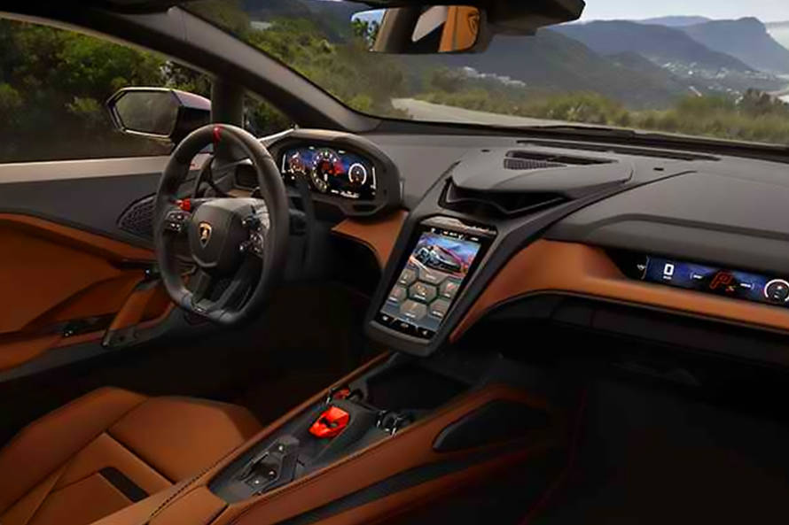 लैम्बॉर्गिनी टेमेरारियो dashboard