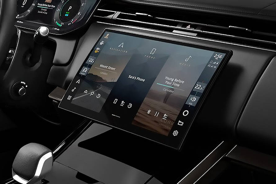 Range Rover Sport Infotainment System Main Menu