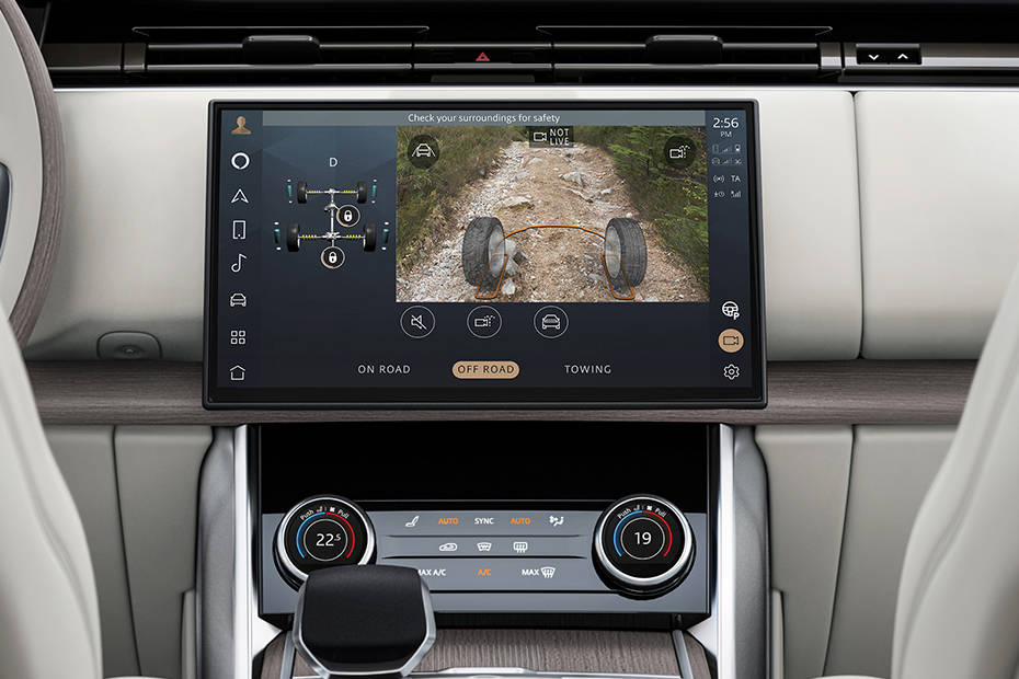 Land Rover Range Rover Parking Camera Display