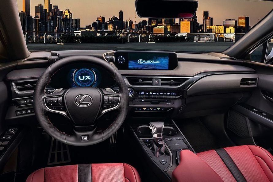 Lexus UX DashBoard Image