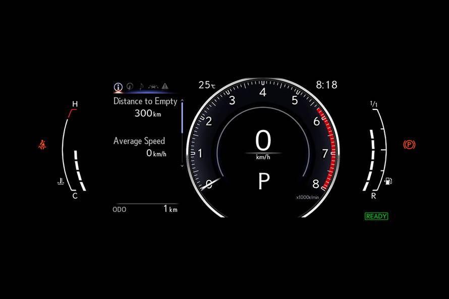 லேக்சஸ் ஆர்எக்ஸ் instrument cluster