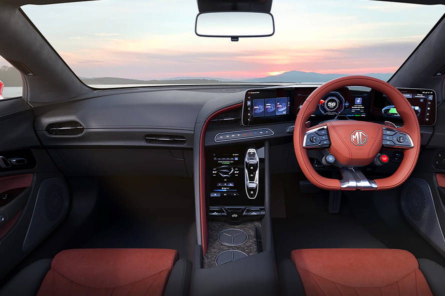 एमजी साइबरस्टर dashboard