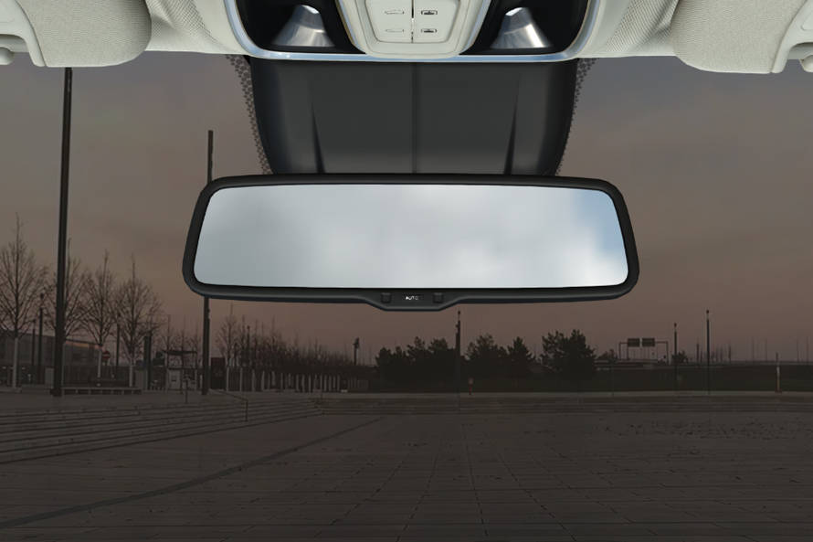एमजी ग्लॉस्टर रियर व्यू mirror/courtesy lamps