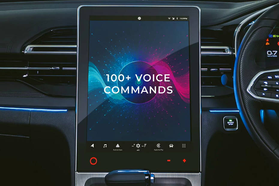 MG Hector Infotainment System Main Menu