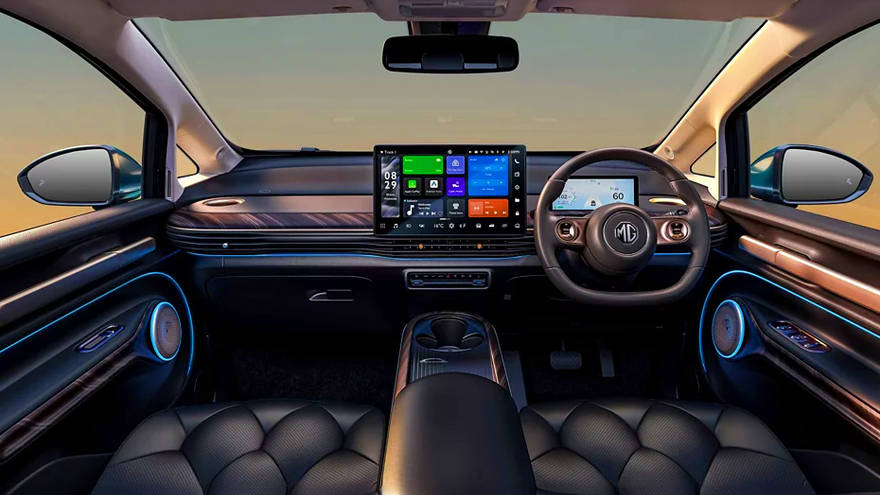 MG Windsor EV DashBoard