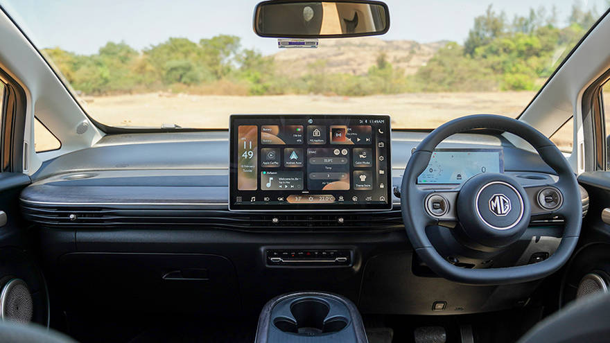 MG Windsor EV Dashboard