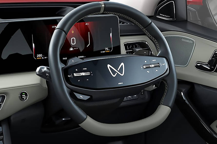 Mahindra XEV 9e Steering Wheel
