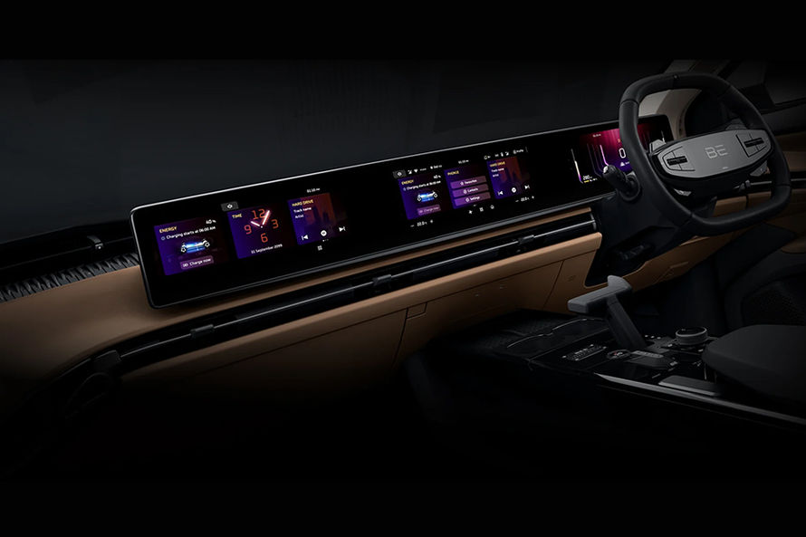 Mahindra BE 6 Dashboard: Passenger's View