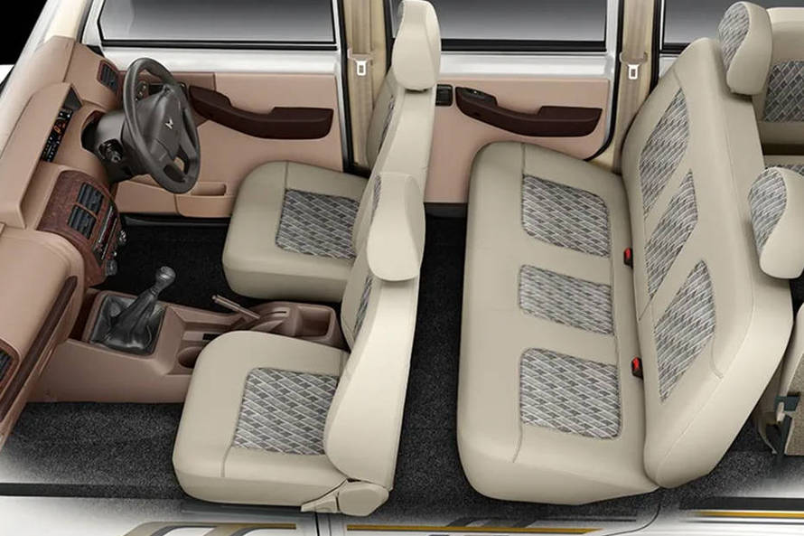 Mahindra Bolero Seats Aerial View