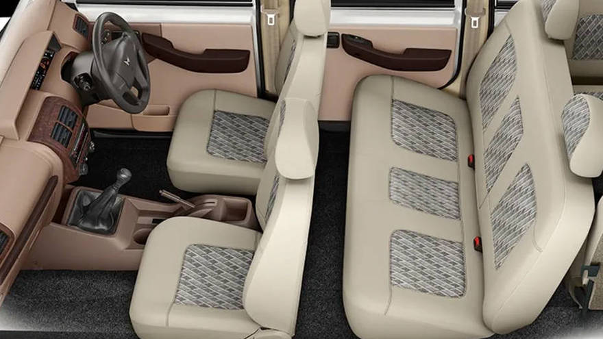 Mahindra Bolero Seats Aerial View