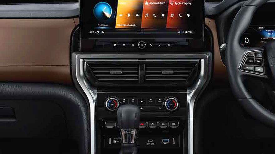ಮಹೀಂದ್ರಾ ಸ್ಕಾರ್ಪಿಯೋ ಎನ್ dashboard controls