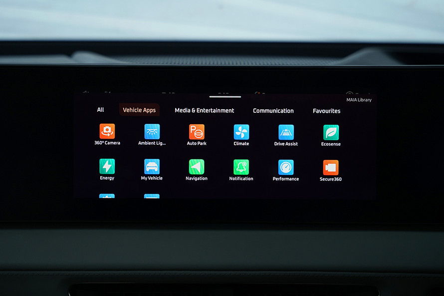 Mahindra XEV 9e Infotainment System