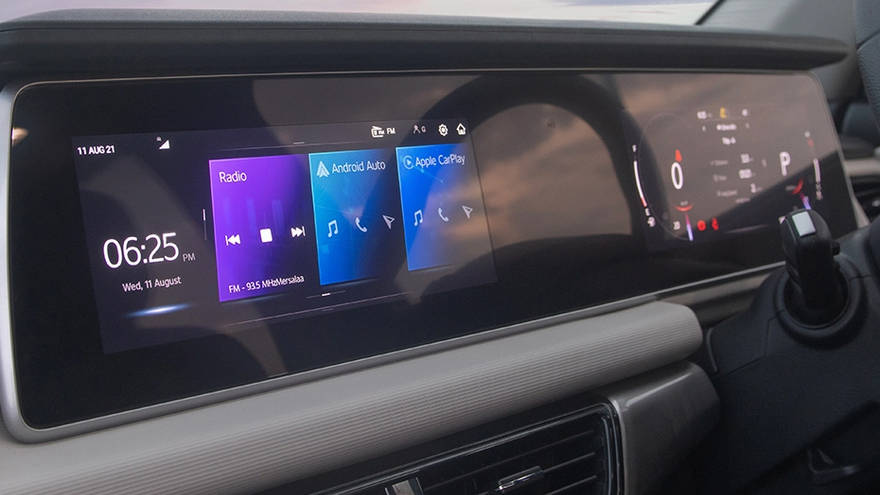 Mahindra XUV700 Infotainment System Main Menu