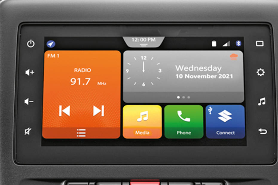 Maruti Celerio Infotainment System Main Menu