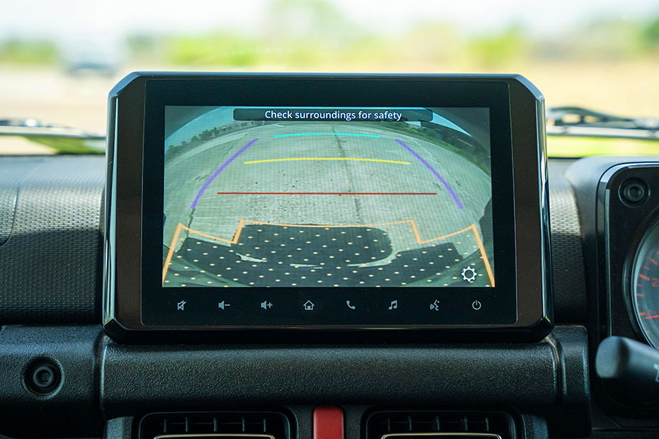 Maruti Suzuki Jimny Reverse Camera View