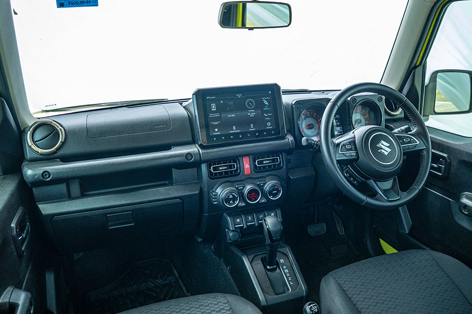Maruti Suzuki Jimny Dashboard: Passenger's View