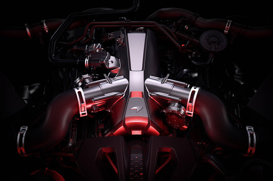 Mclaren 750S Engine