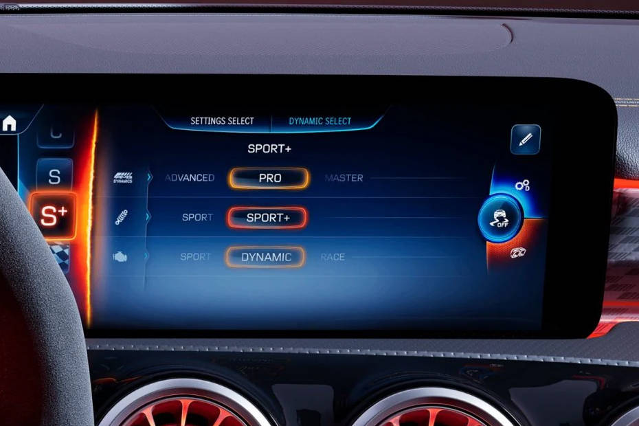 Mercedes-Benz AMG A 45 S Infotainment System Main Menu