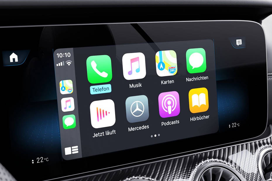 Mercedes-Benz AMG E 53 Cabriolet Infotainment System Main Menu