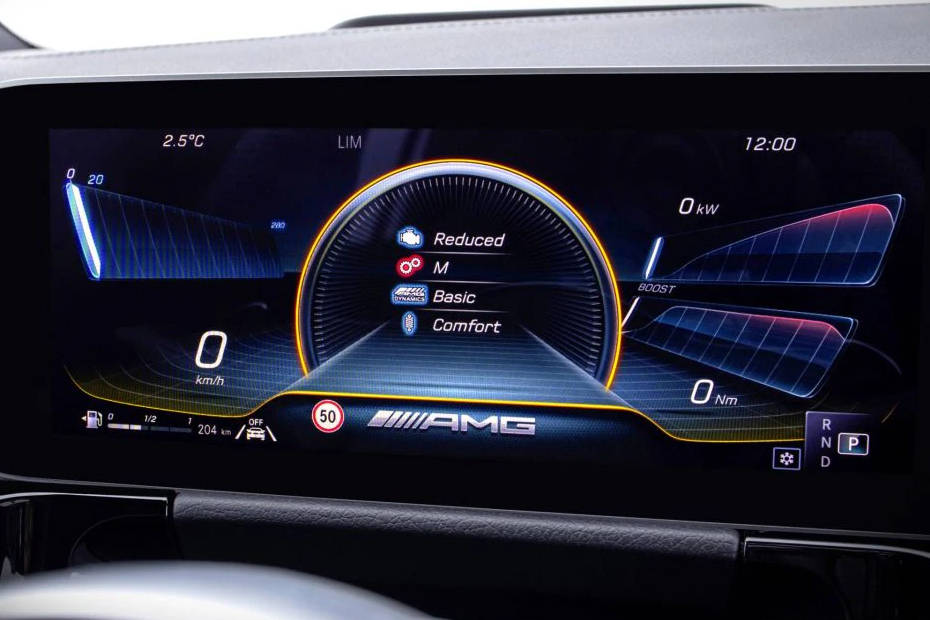 Mercedes-Benz AMG GLA 35 Infotainment System Main Menu