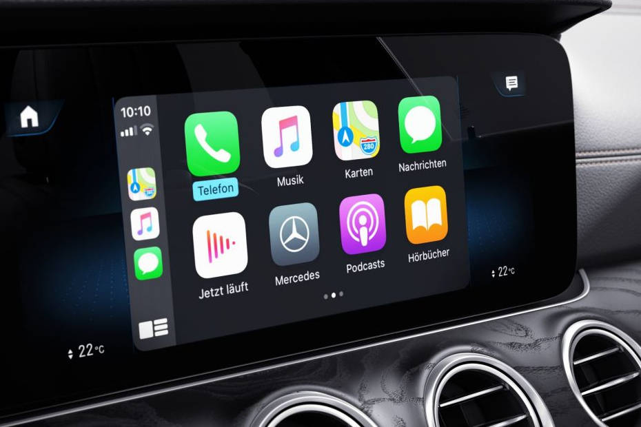 Mercedes-Benz E-Class Infotainment System Main Menu