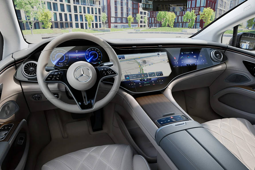 Mercedes-Benz EQS DashBoard