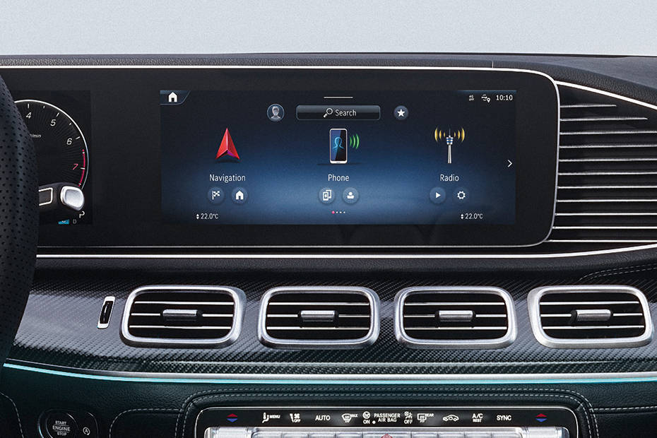 Mercedes-Benz GLE Facelift Infotainment System Main Menu