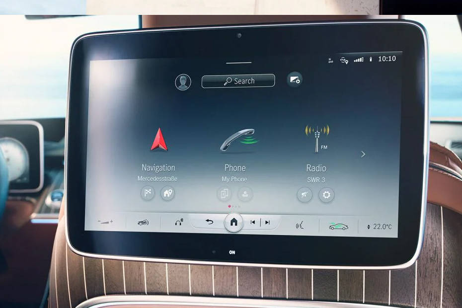 Mercedes-Benz Maybach S-Class Entertainment System (Rear)