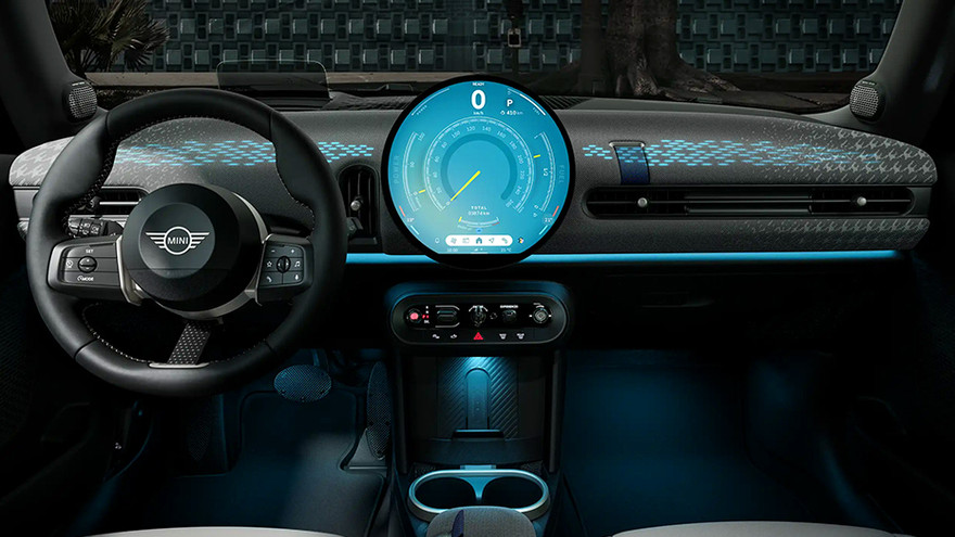 മിനി കൂപ്പർ കൺവേർട്ടബിൾ dashboard