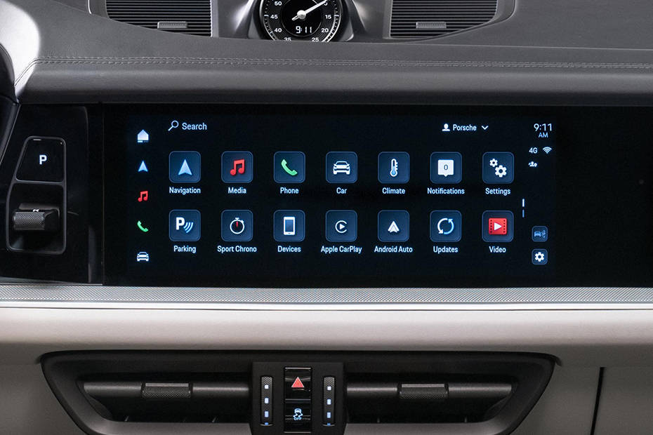 Porsche Cayenne 2024 Infotainment System Main Menu