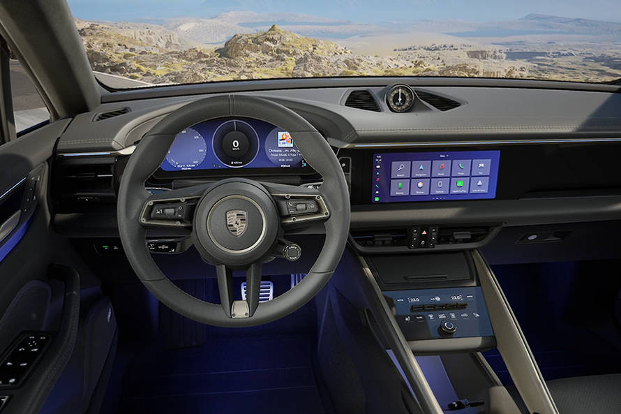 Porsche Macan EV DashBoard