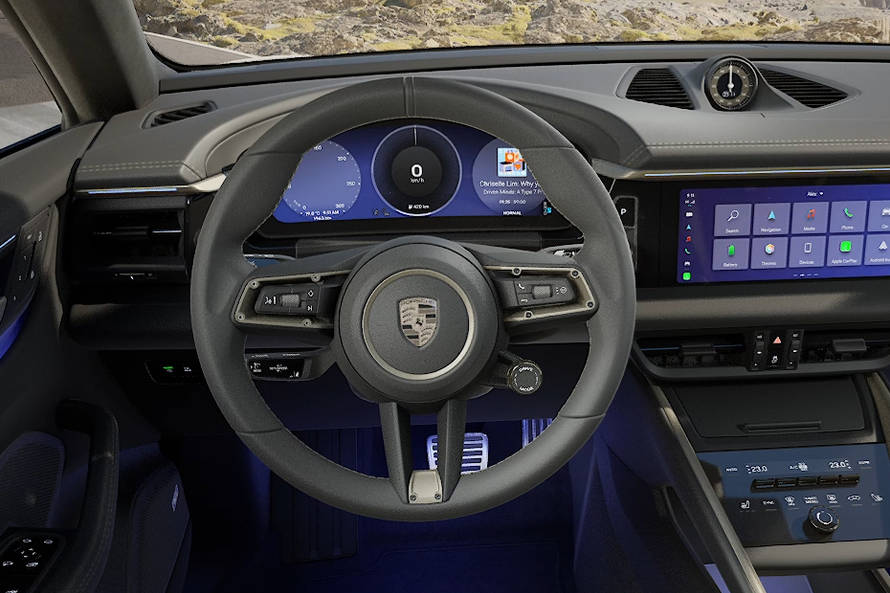 Porsche Macan EV Steering Wheel