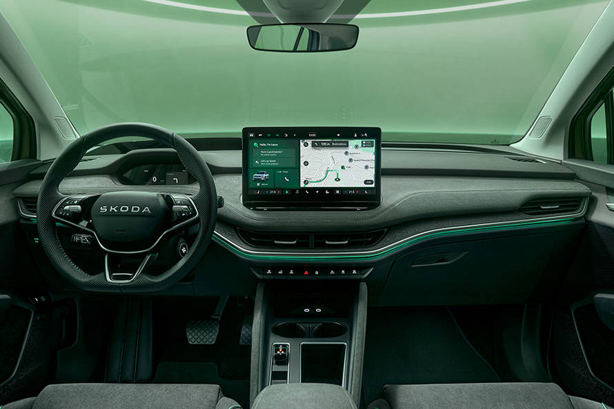 സ്കോഡ enyaq dashboard
